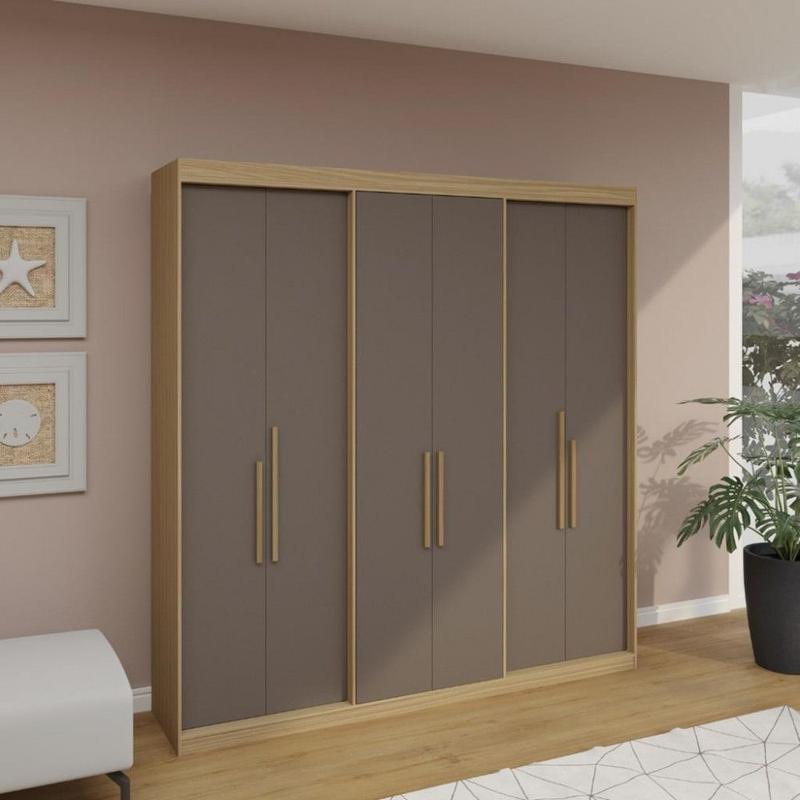 Guarda Roupa Casal 6 Portas PH1804 Herval - Guarda-Roupa